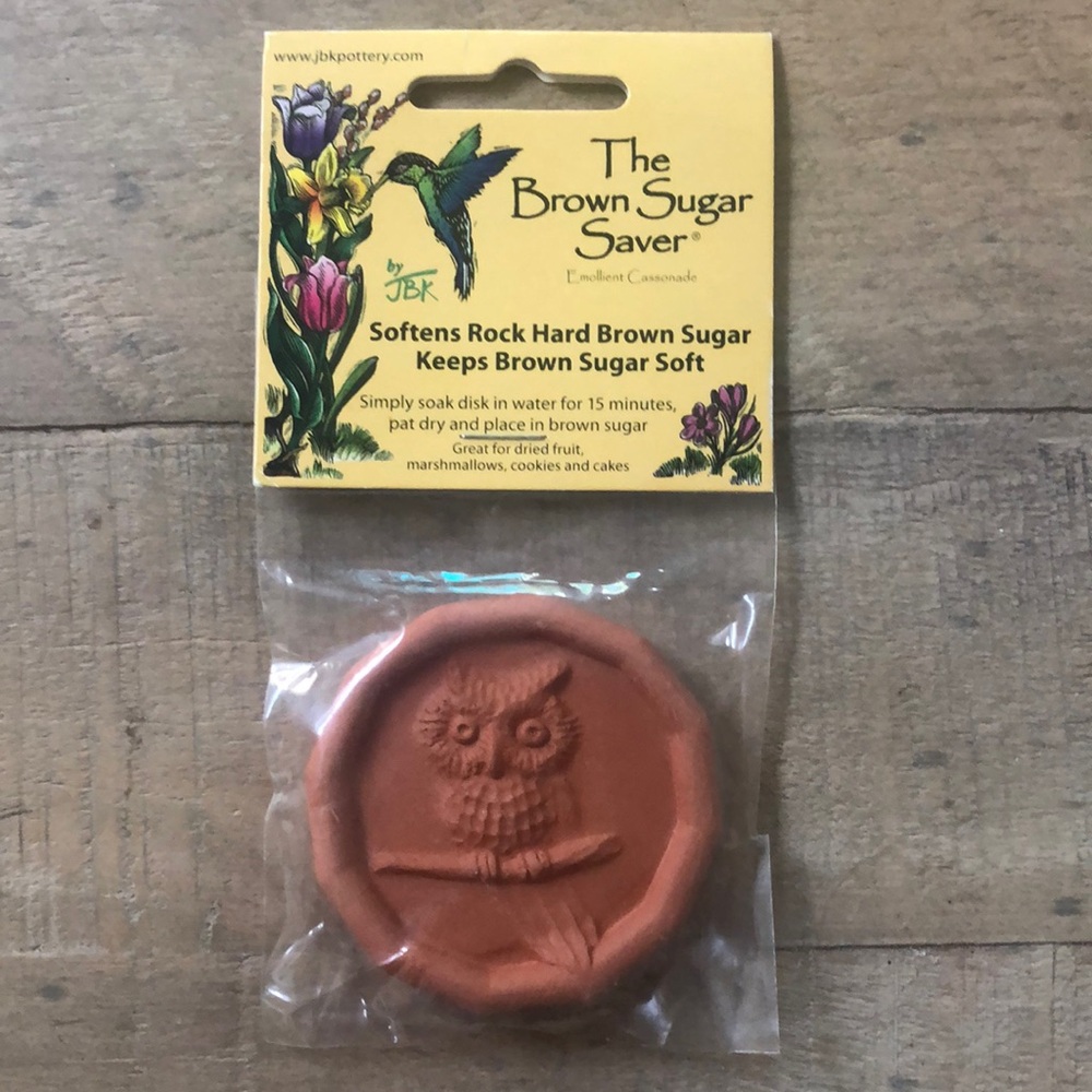 Owl 🦉 The Brown Sugar Saver NWT ceramic made in Canada 🍁 🇨🇦